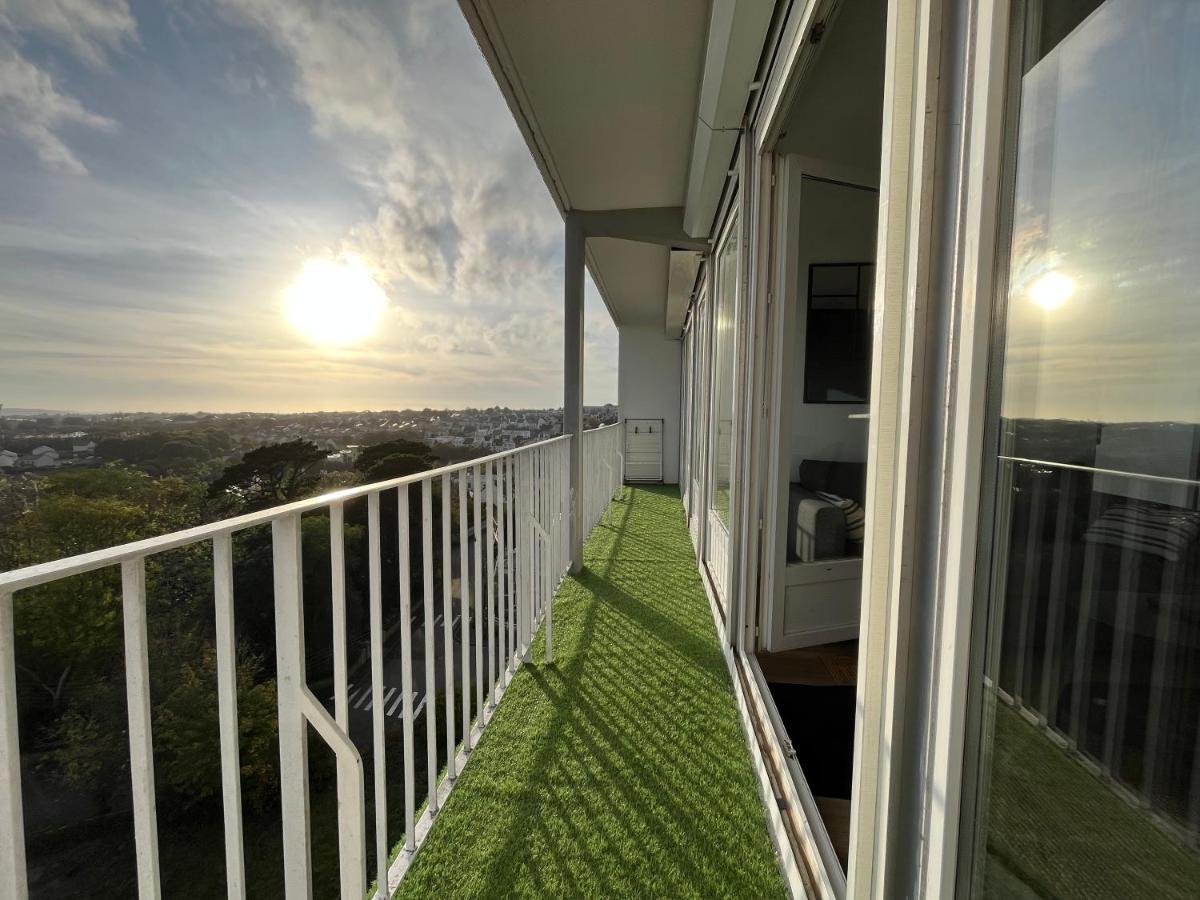 Nouveau! Appartement Vue Mer 180° Et Place Parking Brest Exterior foto